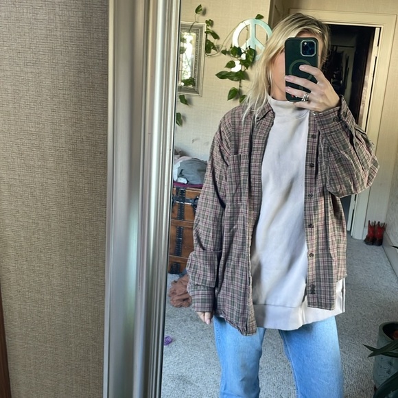 Field Gear Vintage Cotton Fall Plaid Button-Up Shirt - Picture 8 of 12